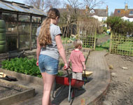 children love their kitchen garden